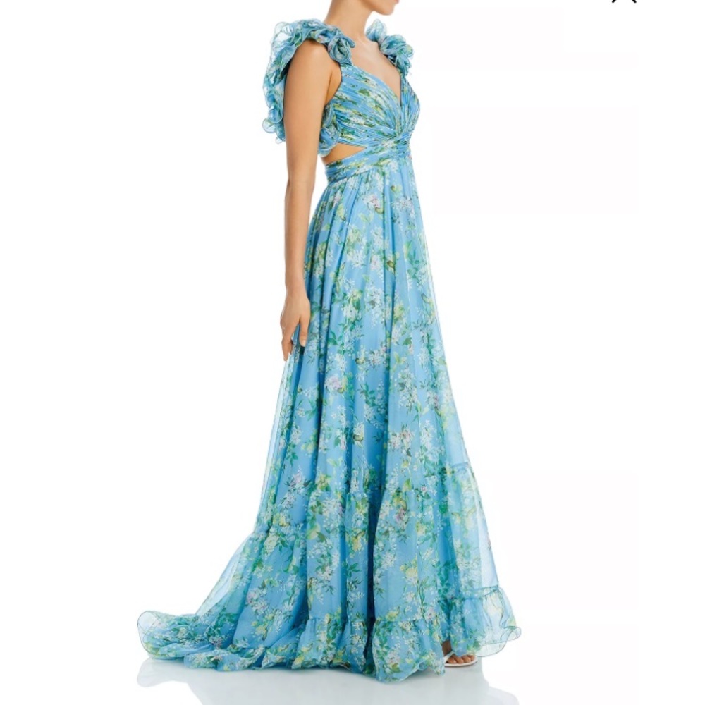 Mac Duggal Ruffle Gown Size 2